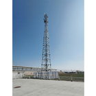Menara Sinyal Ponsel 3 Kaki Tabung Baja Telekomunikasi Seluler