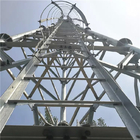 3 Atau 4 Berkaki Telecom Lattice Tower Steel Antena Disesuaikan 10 Mtr