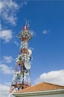 3 Kaki Tabung Microwave Komunikasi Mobile Cell Tower Multifungsi