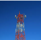 4 Kaki 30m / S Q235 Menara Baja Sudut Untuk Telekomunikasi