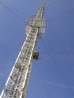 Sellf Mendukung Menara Kawat Guyed 4 Kaki 30m 40m
