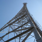 Komunikasi Menara Baja Sudut Microwave Kisi Berkaki Empat 20m