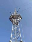 Tiang Komunikasi Listrik 50m Guyed Lattice Tower