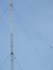 Tiang Telekomunikasi Menara Kawat Guyed 50m Galvanis