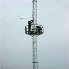 Kisi Sinyal Komunikasi Hot Dip Galvanized Guyed Wire Tower