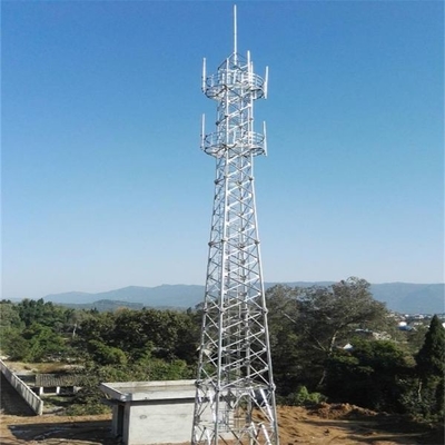 Telekomunikasi Free Standing Lattice Tower 4 Kaki
