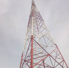 3 Kaki 4 Kaki Menara Baja Telekomunikasi Sudut Galvanis Sst 49m