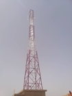 Rdu 80m Telekomunikasi Menara Seluler Baja Galvanis Hot Dip