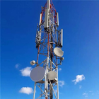 Menara Baja Tubular 60m Telekomunikasi 3 Berkaki Mandiri