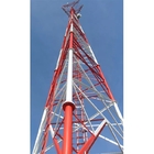 15m 3 Kaki Menara Transmisi Kisi Galvanis Q235 Menara Telekomunikasi