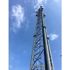 Wind Resistance Mobile Cell Tower Peralatan Penyiaran TV Radio Empat Kaki