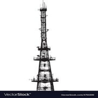 Menara Antena Seluler Baja Galvanis 3 Kaki Sudut Dengan Braket MW