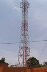 Signal TV Radio Hot DIP Antena Baja Galvanis Menara Seluler 10-80m