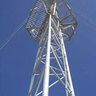 Segitiga hot dip galvanis Telecom Guyed Tower