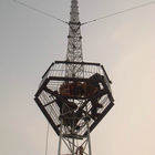 30 Tahun Waktu Hidup Q235B 180KM / Jam Guyed Wire Tower