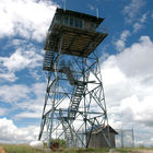 60m Menara Penjaga Baja Kisi Galvanis