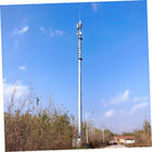 80m Menara Telekomunikasi Monopole Untuk Penyiaran