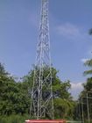 50m Transmisi Sinyal Menara Baja Sudut gelombang mikro