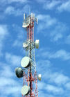Menara Baja Kisi Telekomunikasi 15m dicat