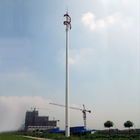 Menara Seluler Seluler 100M 10kV berbentuk kerucut untuk Telekomunikasi