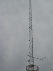 Wajah bulat Menara Antena Gsm Baja Sudut 3 Kaki