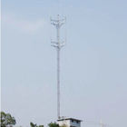 50m Q235 Steel GSM Self Supporting Radio Tower Untuk Taman