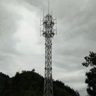 Telekomunikasi Galvanis Menara Baja Tubular Tabung Antena Kisi Menara Baja 4 Berkaki Disesuaikan