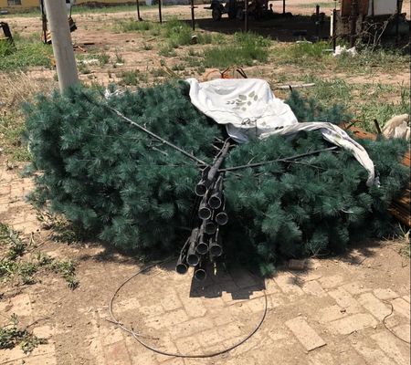 Menara Sel Kamuflase Pohon Pinus Komunikasi Tinggi 20m