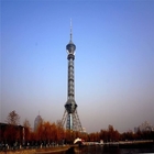100m Hot Dip Galvanized Tv Broadcast Tower Untuk Proyek Telekomunikasi
