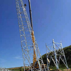 Telekomunikasi Free Standing Lattice Tower Steel 21m Self Support