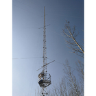 Telekomunikasi Antena 80m Guyed Wire Tower