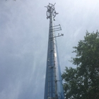 Sambungan Flange MW Antena Monopole Steel Tower 80m