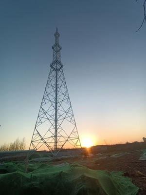Menara Komunikasi Gsm 5g Antena Radio Fm Dan Gelombang Mikro Tiang Tinggi